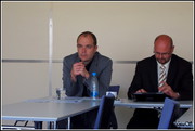 g. Dejan Papež direktor Zbornice za poslovanje z nepremičninami pri GZS in g. Branko Potočnik predsednik združenja družb za nepremičninsko posredovanje pri GZS