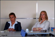  ga. Karmen Vidmar Media nepremičnine d.o.o. in ga. Natasa Hergold Agencia d.o.o. — with Karmen Vidmar and Nataša Hergold.